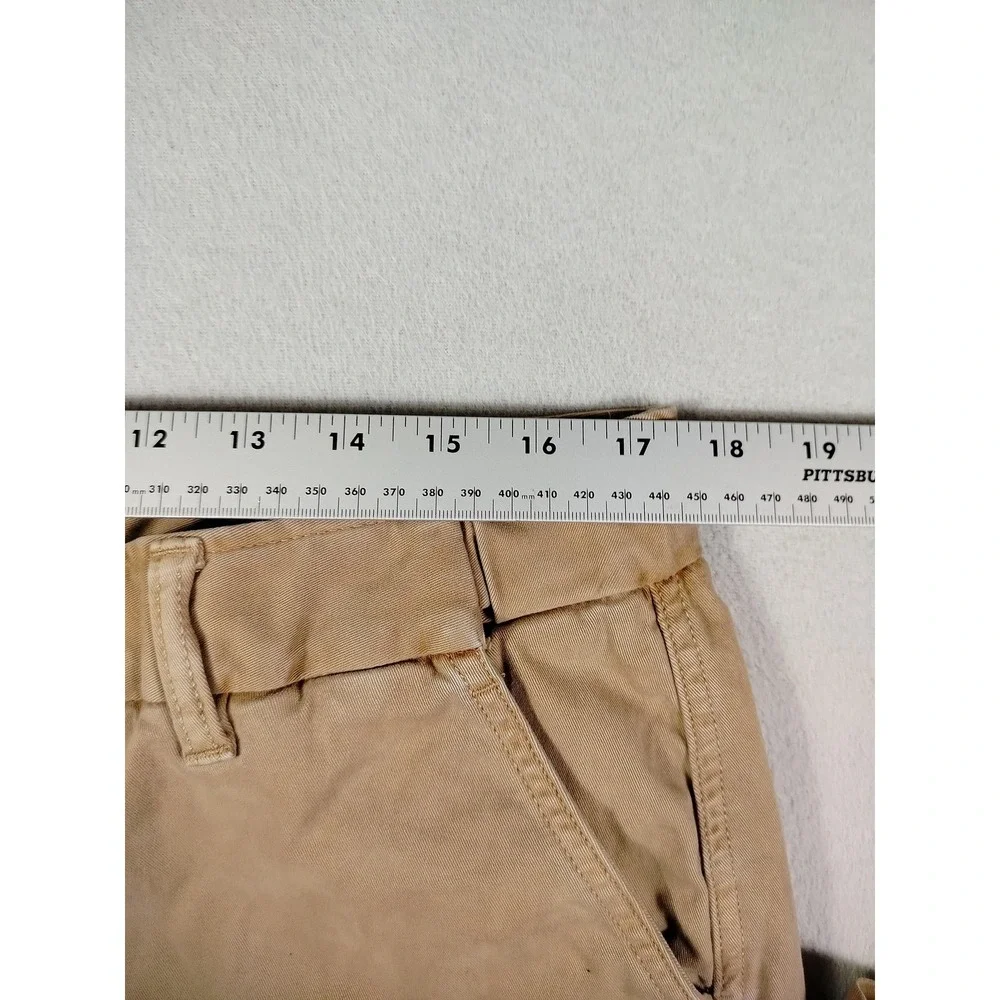 Coldwater Creek Pants Womens 14 Beige Chino Twill Adjustable Waist‎ Stretch